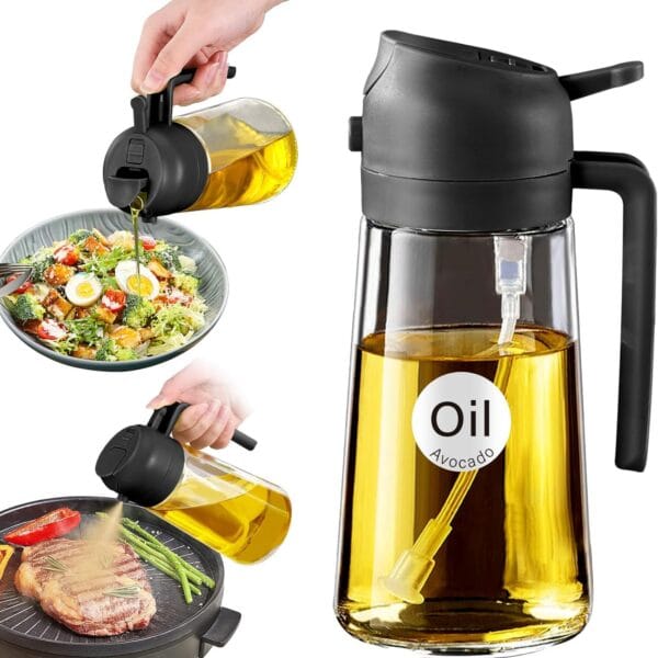 71ZjnwrH7iL._AC_SL1500_.jpg 16oz/470ml Glass Olive Oil Sprayer for Cooking with Stickers