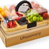81MhkgtAsmL._AC_SL1500_.jpg Charcuterie Board with Clear Lid