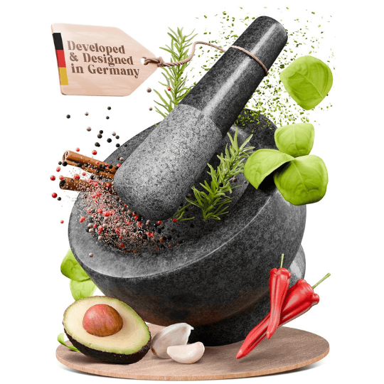 front-b-product-1.png ChefSofi 1.5 Cup-Capacity Mortar and Pestle Set