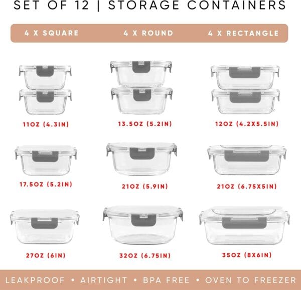 81g52b0MIQL._AC_SL1500_.jpg 24pc Borosilicate Glass Storage Containers with Lids