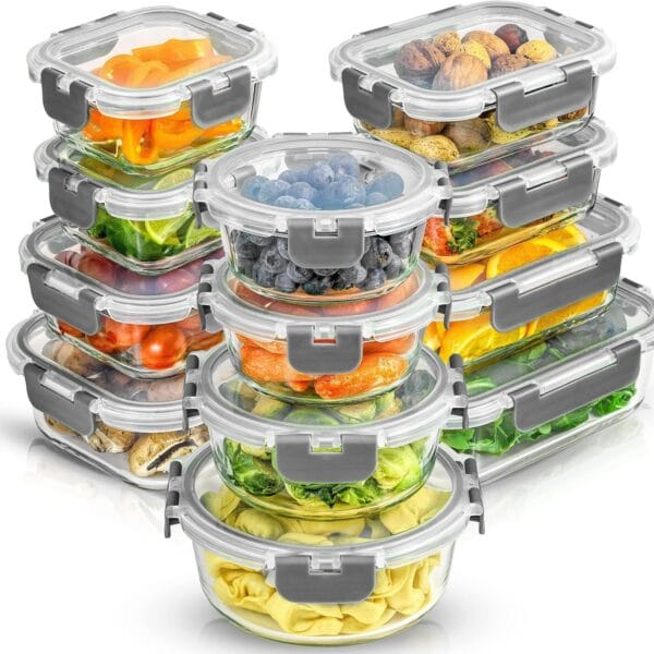 91ds16mRWLL._AC_SL1500_.jpg 24pc Borosilicate Glass Storage Containers with Lids