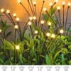 8 Count Solar Lights Outdoor Waterproof IPX5 Solar Garden Lights