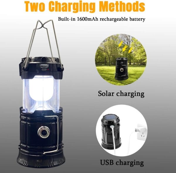 71bYW14VRHL._AC_SL1500_ Last Day Sale 4 Pcs Collapsible LED Camping Lanterns Lightweight Waterproof Solar-Free Shipping