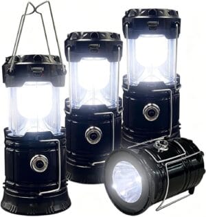 71fAPuDi5lL._AC_SL1500_ Last Day Sale 4 Pcs Collapsible LED Camping Lanterns Lightweight Waterproof Solar-Free Shipping