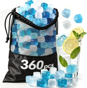 81Vl3542FfL._AC_SL1500_ Reusable Ice Cubes for Camping, 360 Pack, 12 lbs