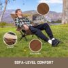 Portable & Lightweight, Comfort-Driven Foldable Rocking Chair with Carry Bag for Camping