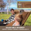 Portable & Lightweight, Comfort-Driven Foldable Rocking Chair with Carry Bag for Camping